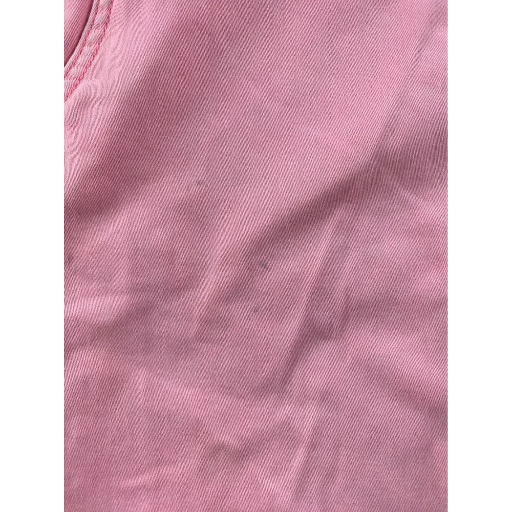 Land 'n Sea Womens Pink Chino Shorts Sz 4 Mid Rise Stretch Cotton Summer Casual
